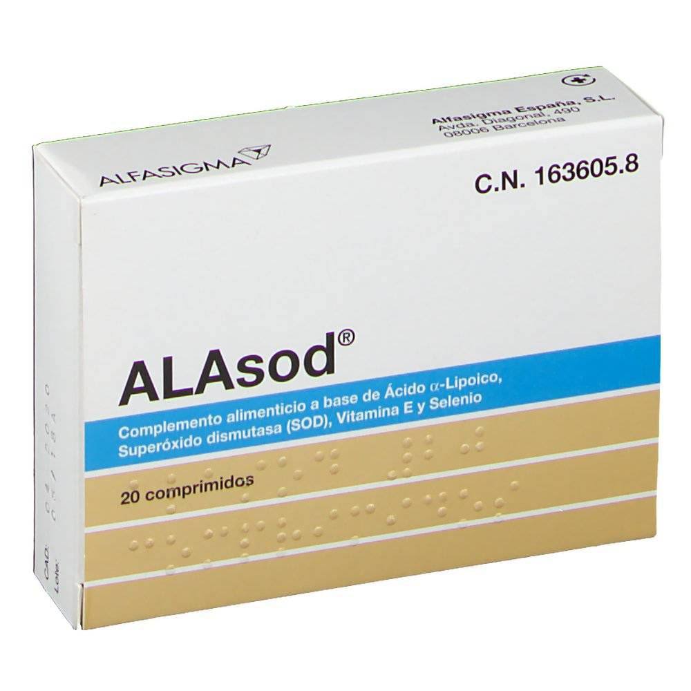 alasod 20 comprimidos