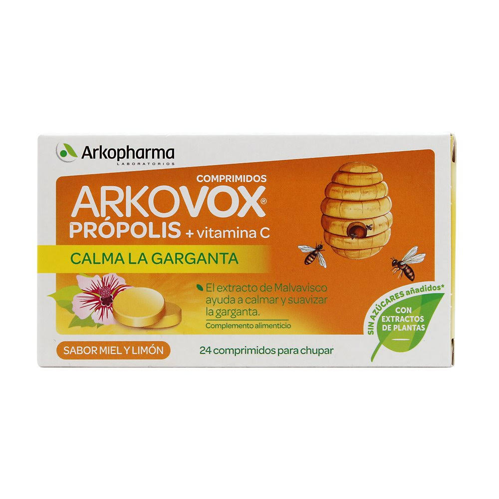 arkovox propolisvit c 24comp miel limon