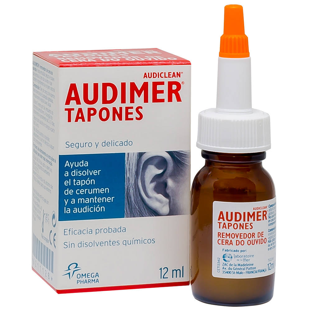 audimer audiclean tapones solucion limpieza o