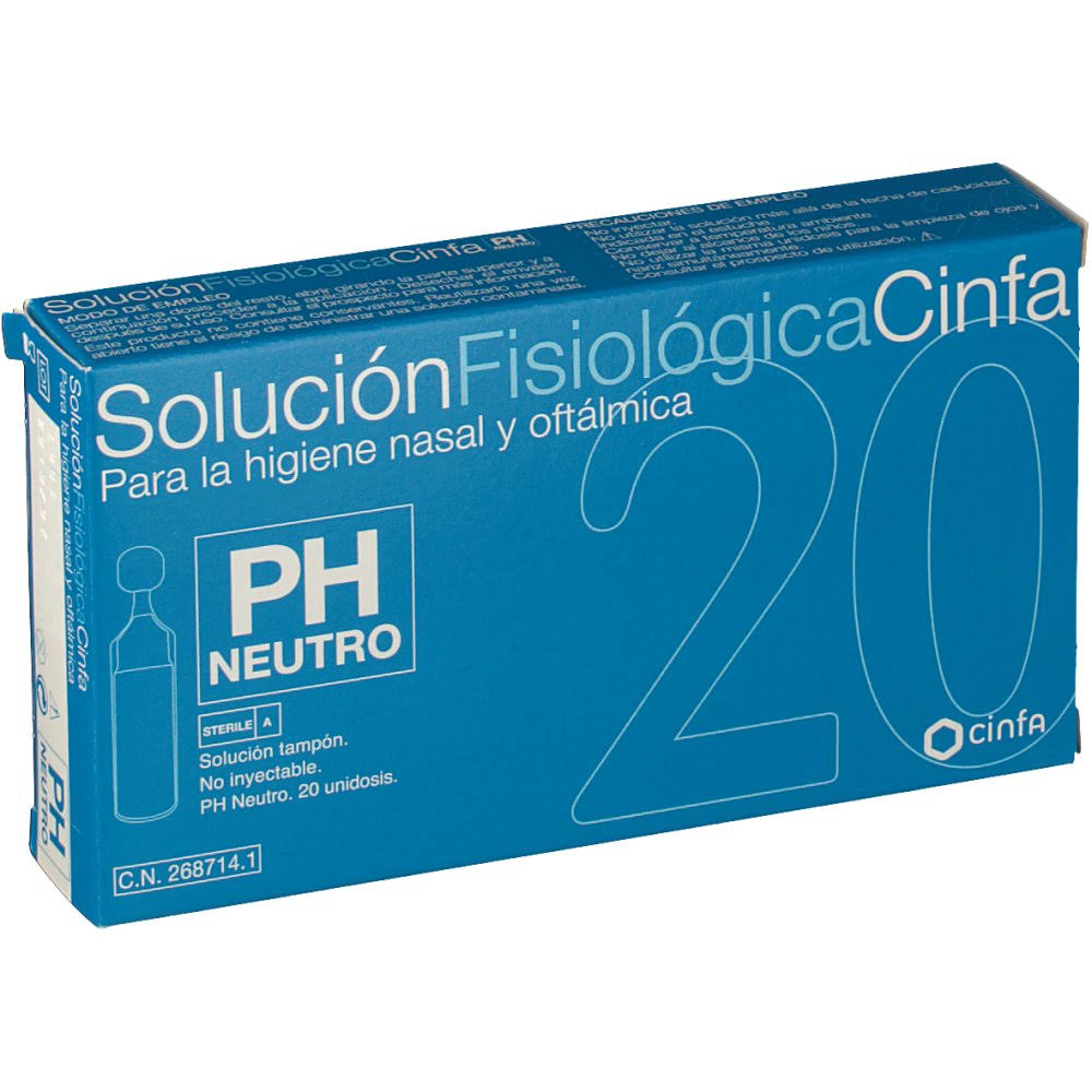 cinfa solucion fisiologica monodosis 5 ml 20