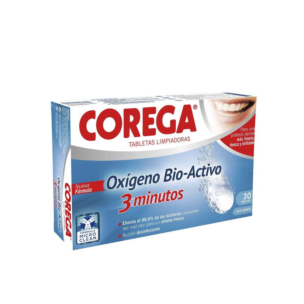 corega oxigeno bio activo limpieza protesis d