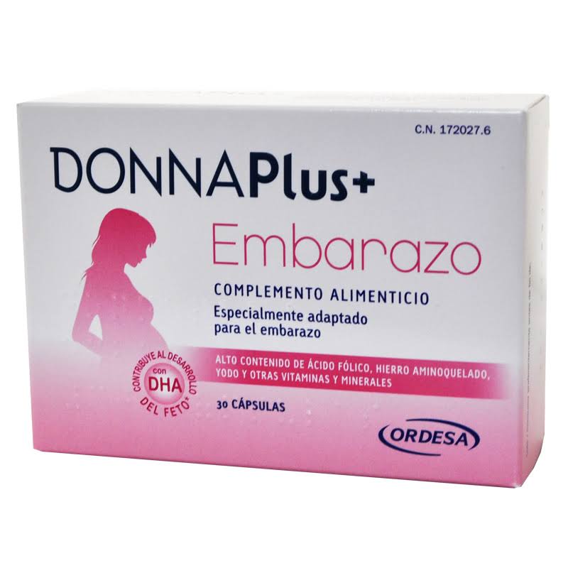 donna plus embarazo 30 capsulas