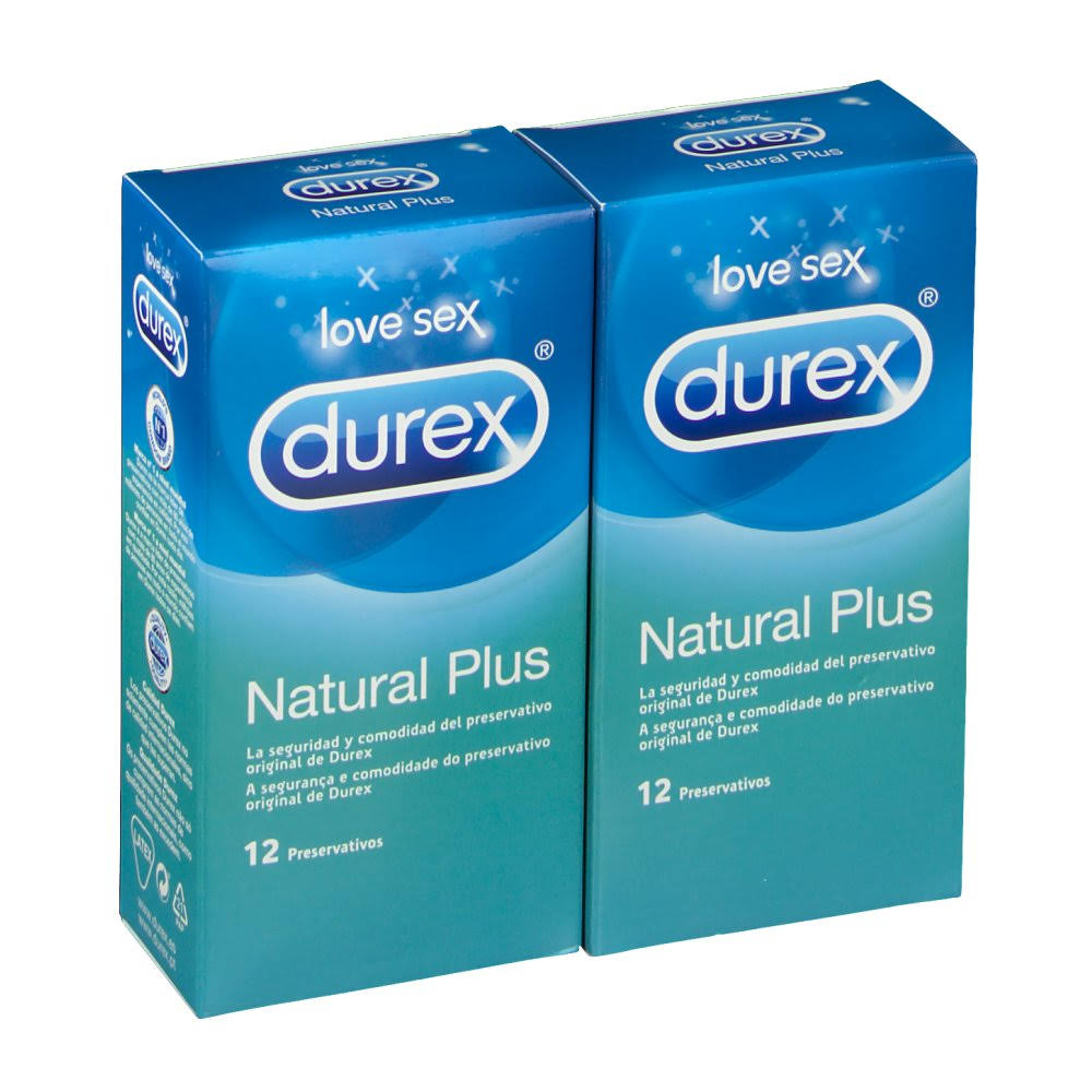 durex natural plus preservativos 12 preservat