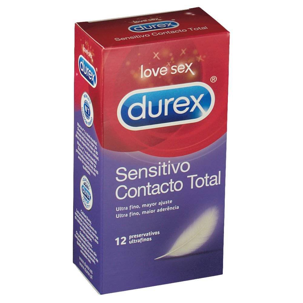 durex sensitivo contacto total preservativos