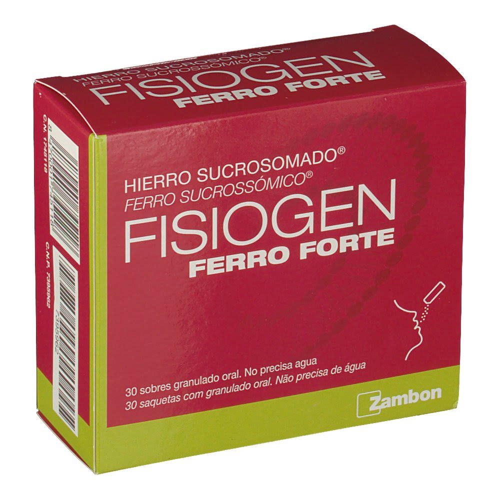 fisiogen ferro forte 30 sobres