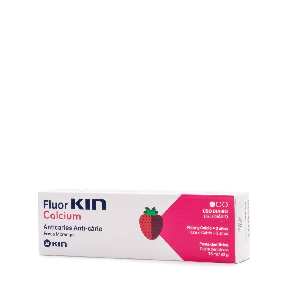 fluor kin calcio pasta dentifrica 75 ml