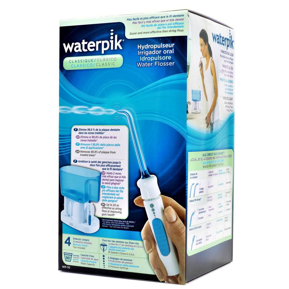 irrigador bucal electrico waterpik wp 70 fami