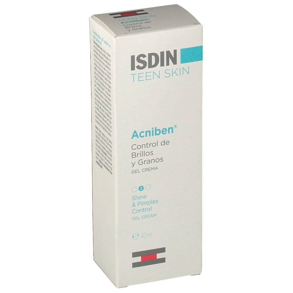 isdin acniben control de brillos y granos gel