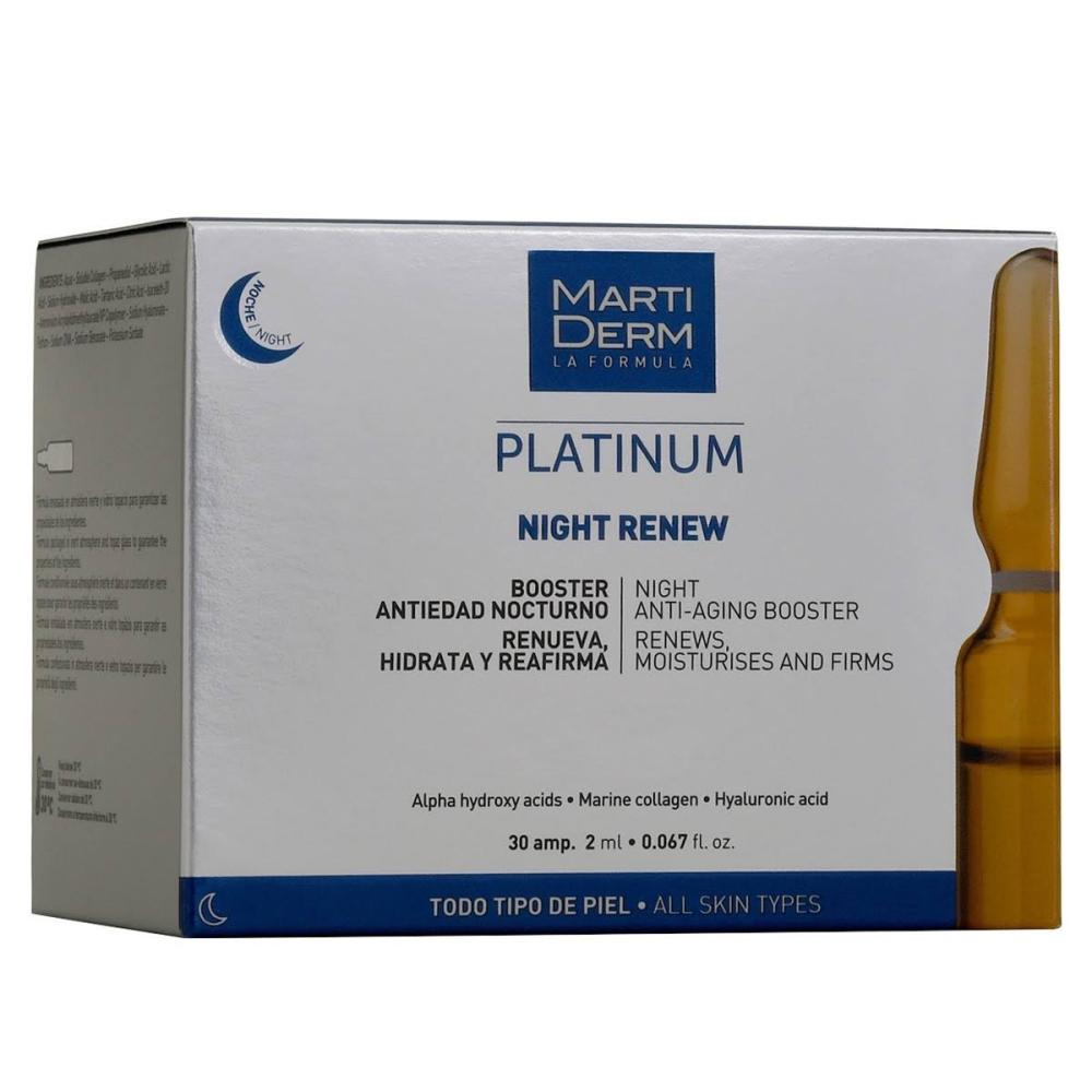 martiderm alfa peeling night renew ampollas