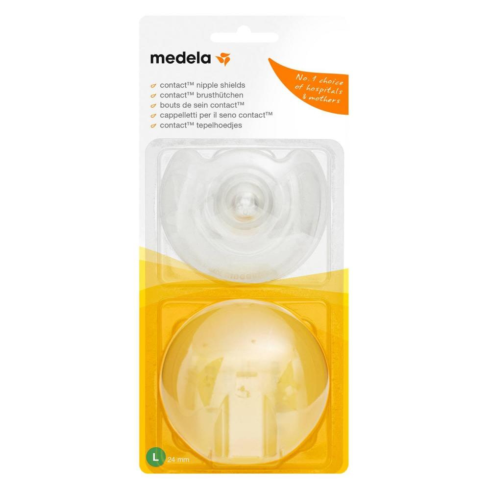 medela pezoneras t l 24 mm 2 ud