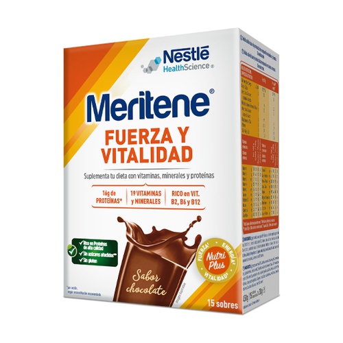 meritene polvo chocolate 15 sobres 30 g