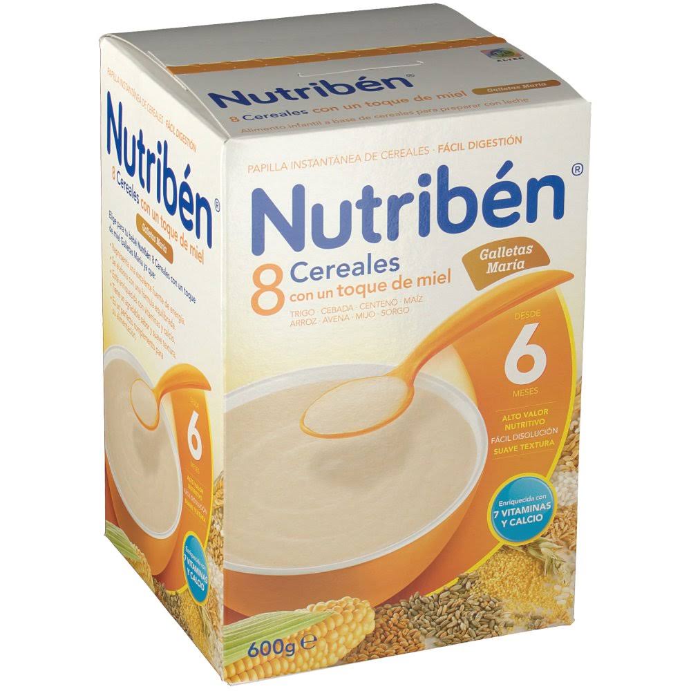 nutriben 8 cereales miel galletas 600 g