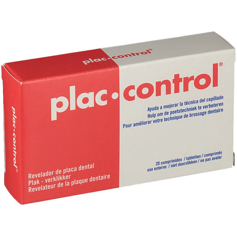 plac control comprimidos revelador placa dent