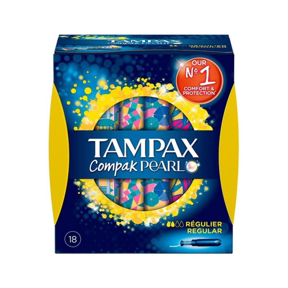 tampones tampax compak pearl regular 18u