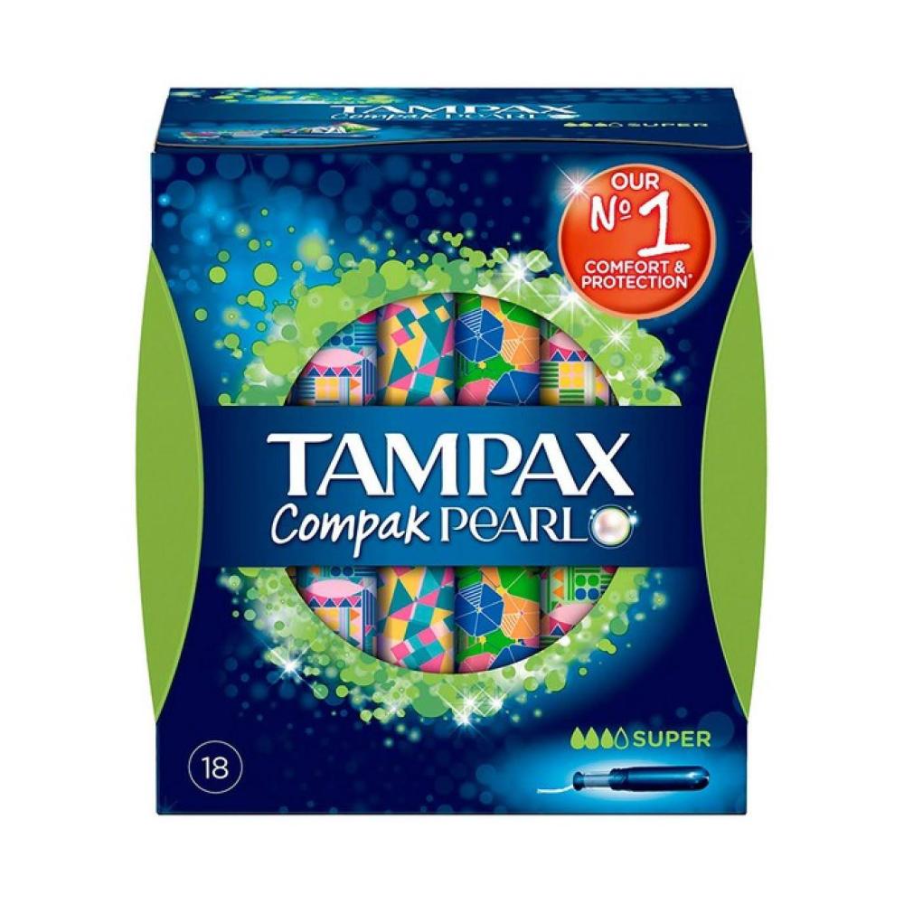 tampones tampax compak pearl super 18u