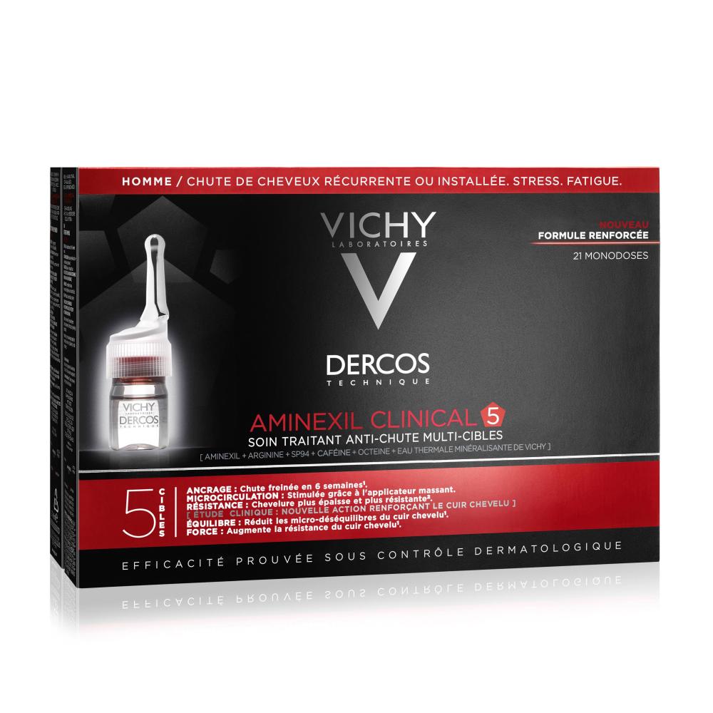 vichy dercos aminexil clinical 5 hombre 6 ml