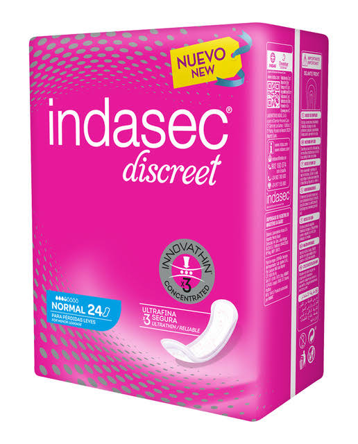 compresa indasec normal discreet 24