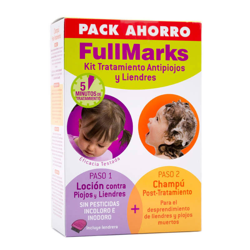 fullmarks kit antipiojos locion champu