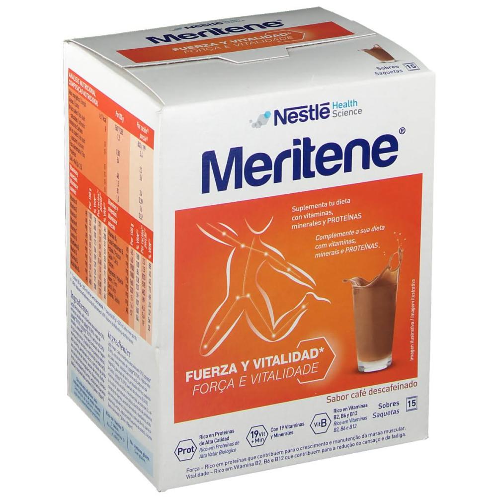 meritene cafe descafeinado 15 sobres