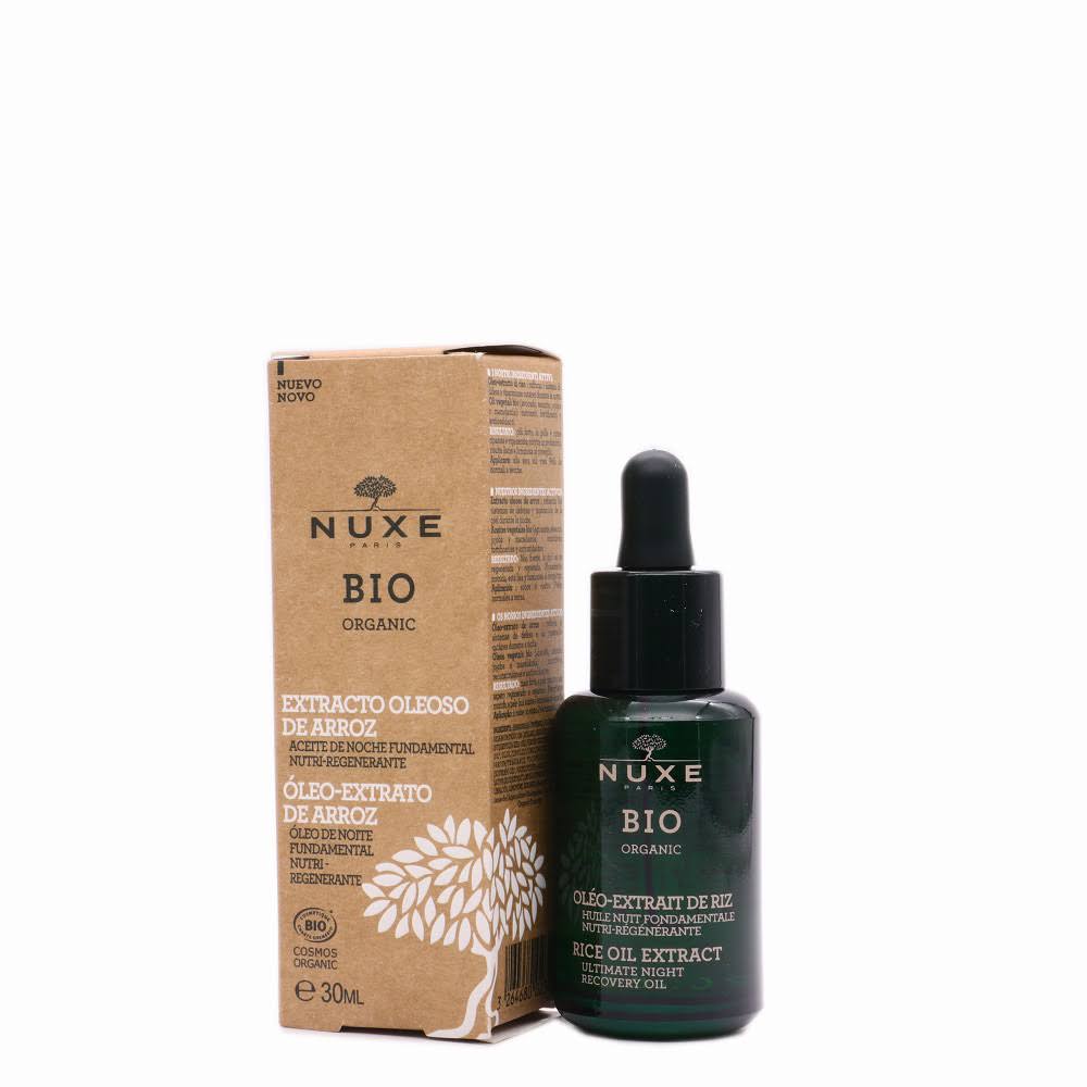 nuxe bio organic aceite de noche nutri regenerante 30 ml