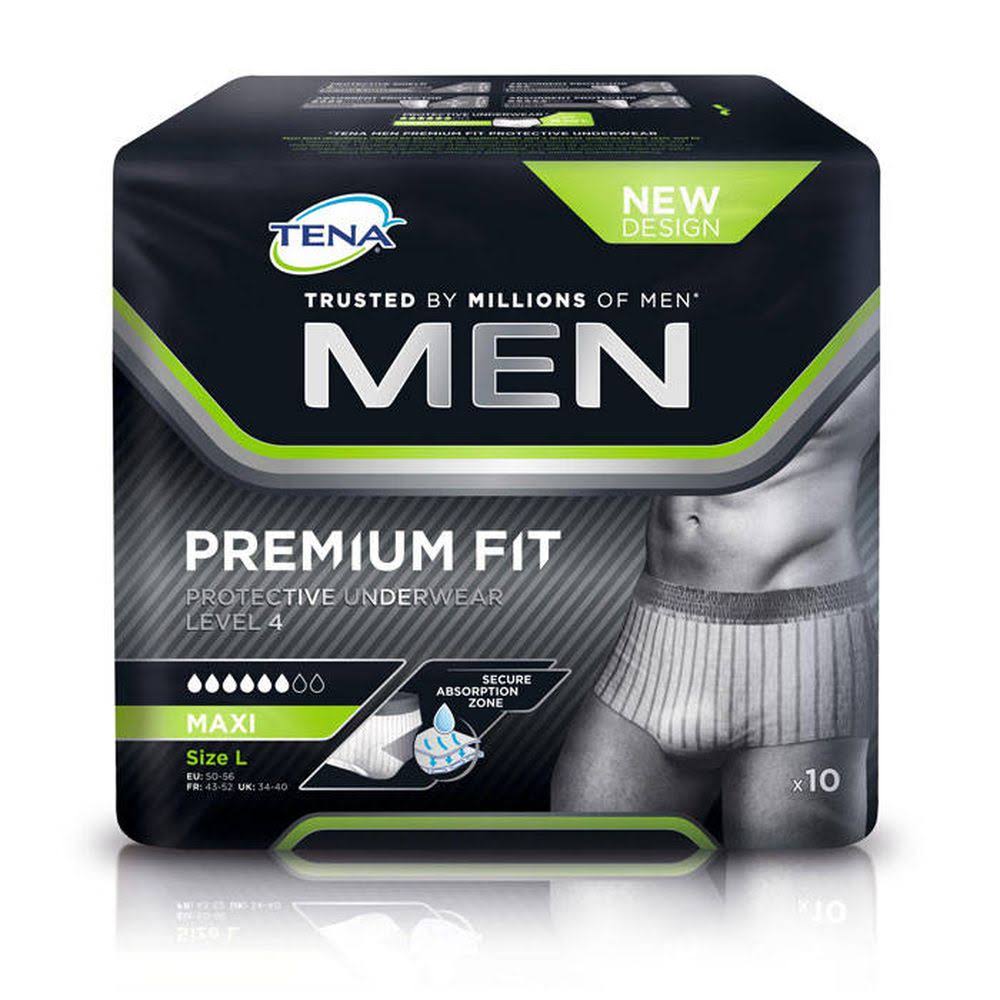 tena men premium fit talla m 12 unidades