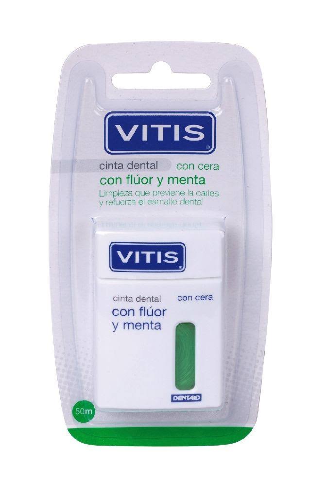 vitis cinta dental con fluor y menta 50m