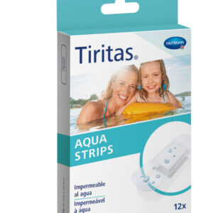 TIRITAS AQUA STRIPS APOSITO ADHESIVO 12 U