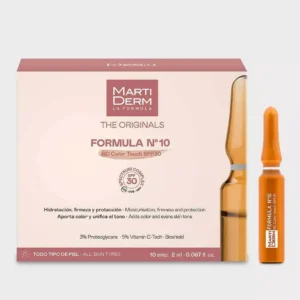 MARTIDERM FORMULA Nº 10 HD COLOR TOUCH SPF 30  10 AMPOLLAS